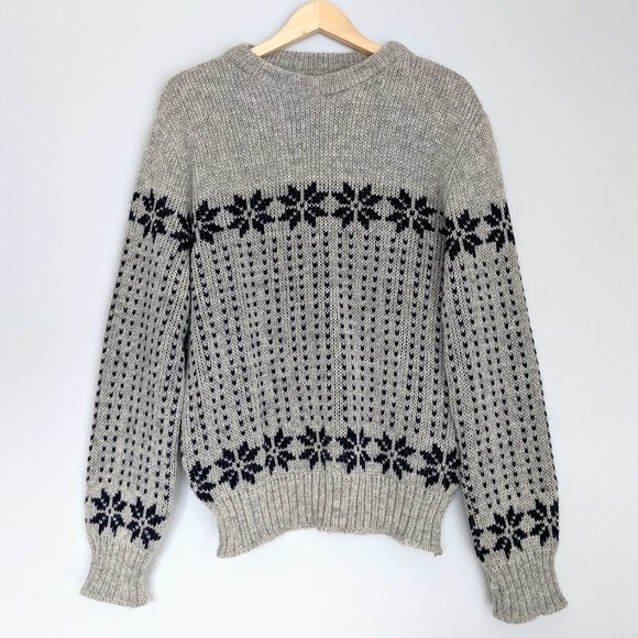 🇨🇦 Vintage Canknit Vancouver-Made Wool Sweater Made in Canada - Picture 1 of 7